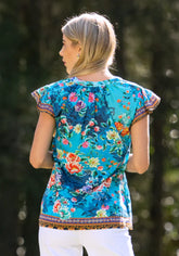 Cienna Lotus Garden Blouse